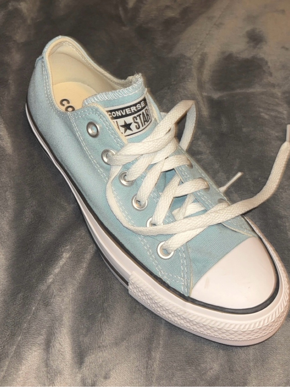 Converse Women’s Chuck Taylor All Star Low Top Sneakers - Light Blue